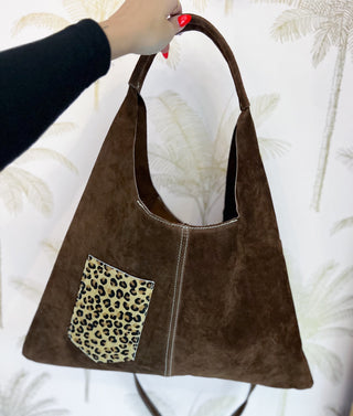 Bolso serraje animal print