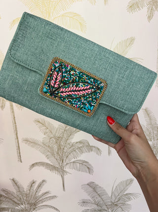 Cartera Cuentas solapa rectangular