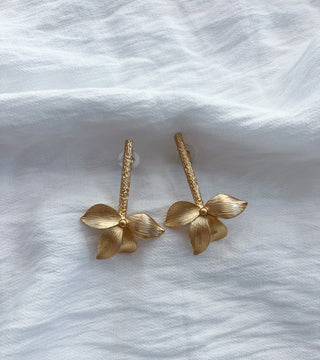Pendientes Flor Hiedra