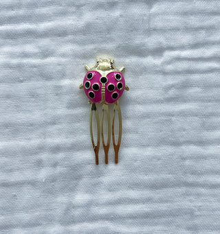 Peinecillo Mariquita rosa