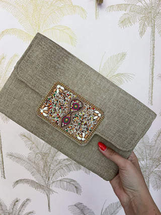 Cartera Cuentas solapa rectangular