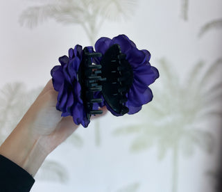 Pinza flor tela