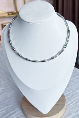 Choker huesitos plata