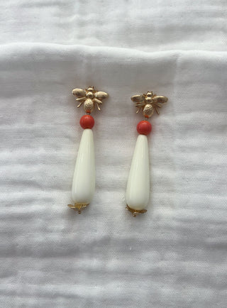 Pendientes lágrima abeja