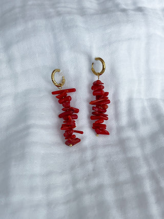 Pendientes mini corales