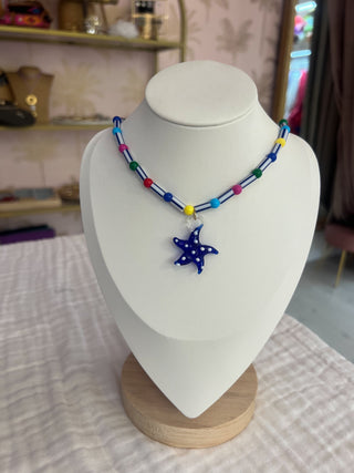 Collar estrella de mar colores