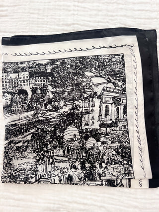Pañuelo París negro