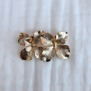 Broche doble flor