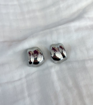 Pendientes strange plata