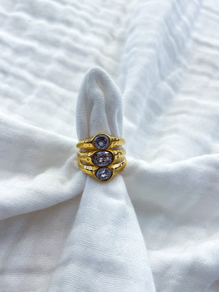 Anillo triple rocoso