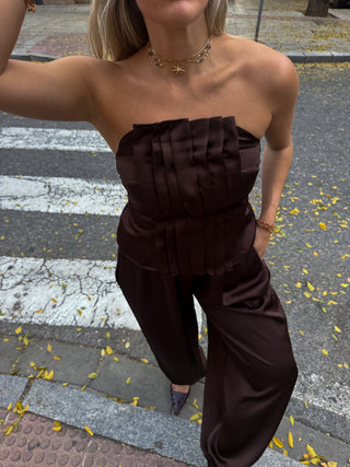 Conjunto Lilou Marrón