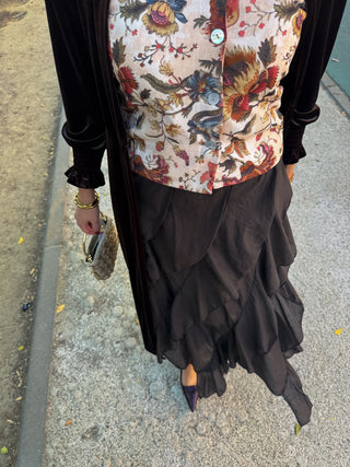 Falda Conil marrón