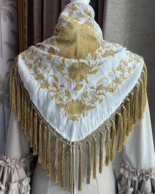 Mantoncillo Abril blanco
