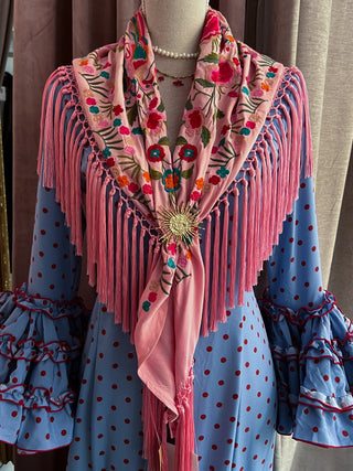 Mantoncillo Alegría rosa bebé