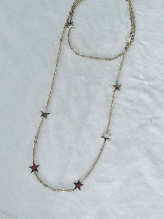 Collar Maxi cadena estrellas