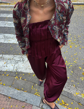 Conjunto Lilou Burdeos