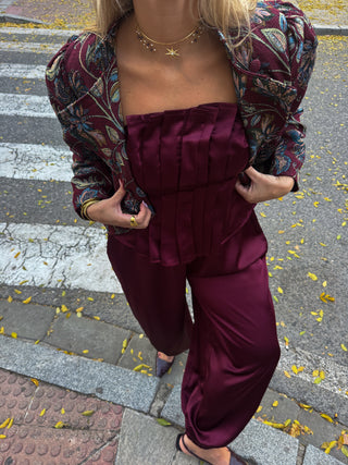 Conjunto Lilou Burdeos