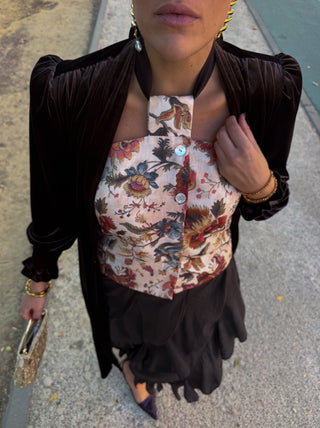 Falda Conil marrón