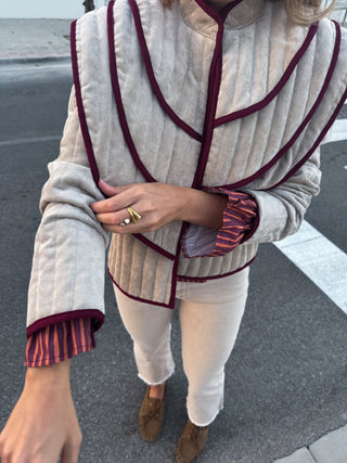 Chaqueta Asia beige