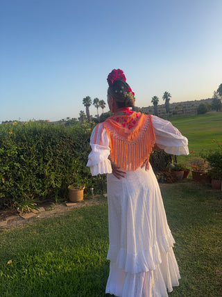 Traje flamenca villamanrique