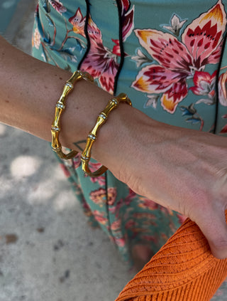 Pulsera bambú brillo