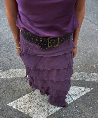 Falda Hidra berenjena