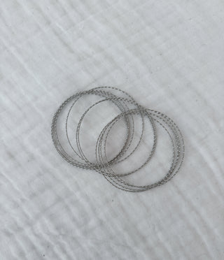 Pulseras multi plata