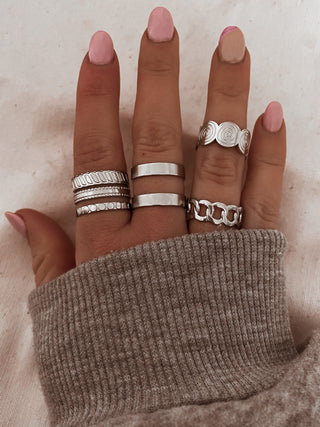 Anillo Freesia plata