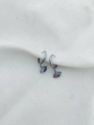 Arito ojito azul plata