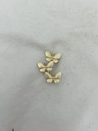 Broche trio de maripositas