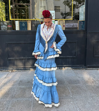 Traje de flamenca Monte celeste