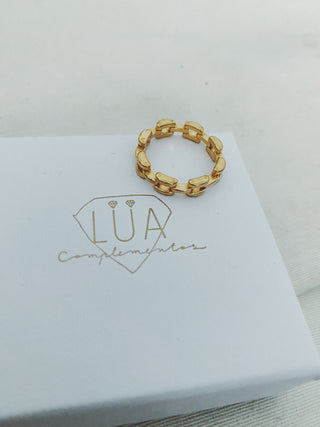 Anillo Eslabones cuadrados