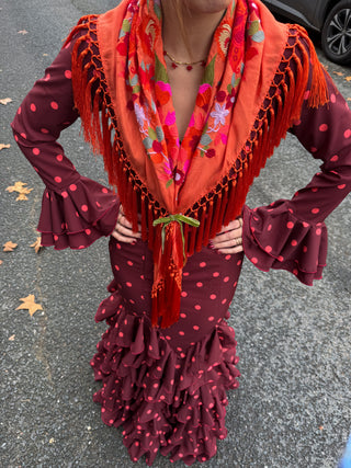 Traje flamenca Azahar