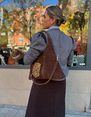 Bolso serraje animal print