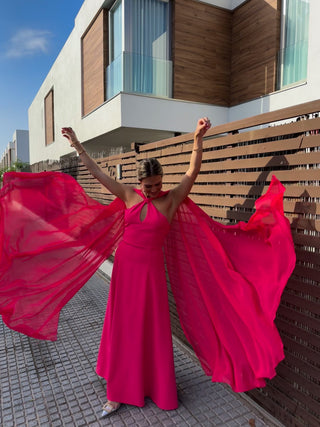 Vestido Campanilla coral