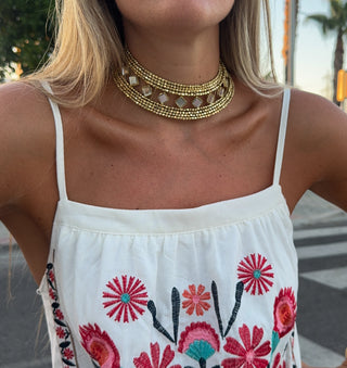 Choker Manuela espejos