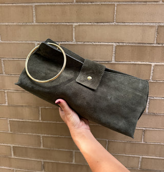 Bolso piel aro