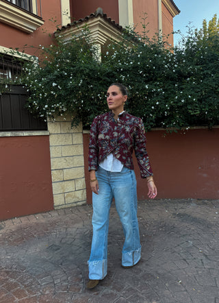 Chaqueta Divano burdeos