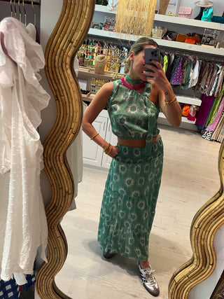 Falda soles verde