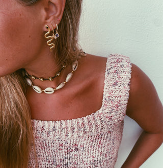 Pendientes Serpiente egipcia oro