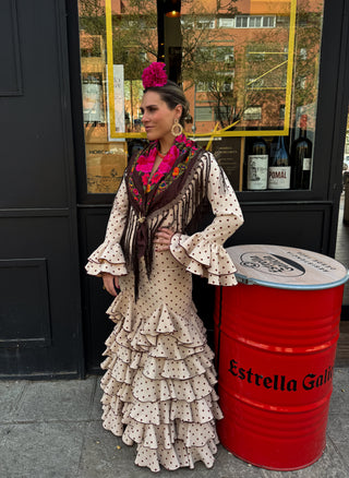 Traje flamenca Azahar