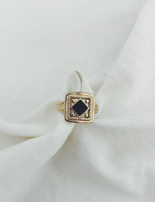 Anillo Sello cuadrado