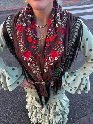 Traje flamenca Azahar