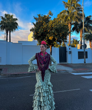 Traje flamenca Azahar