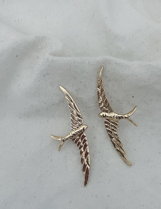 Pendientes Golondrinas tuercas
