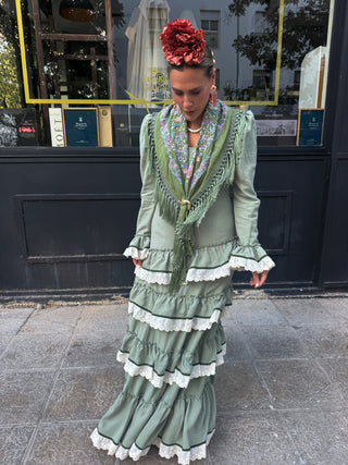 Traje de flamenca Monte verde