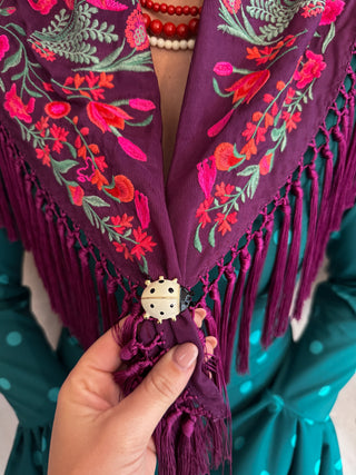 Broche mariquita