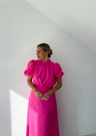 Vestido fresa