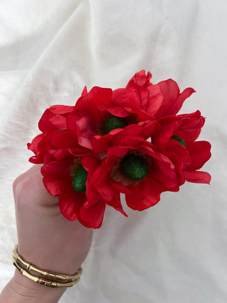 Decoración pelo Amapolas