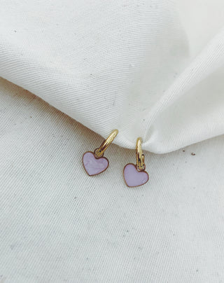 Arito corazones lila oro